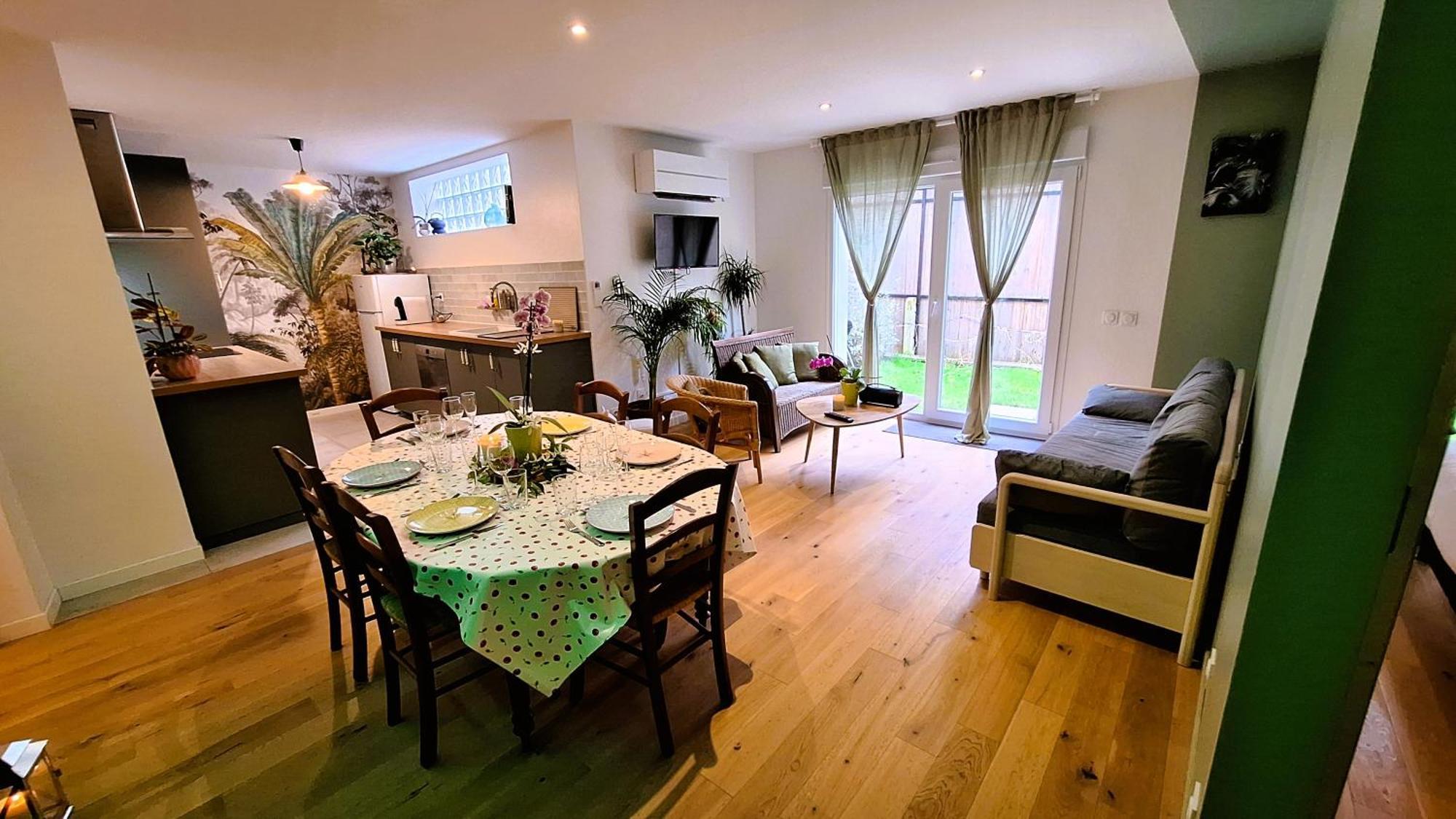 Apartment 3p - 70m2 Capucine Au Calme Avec Jardins